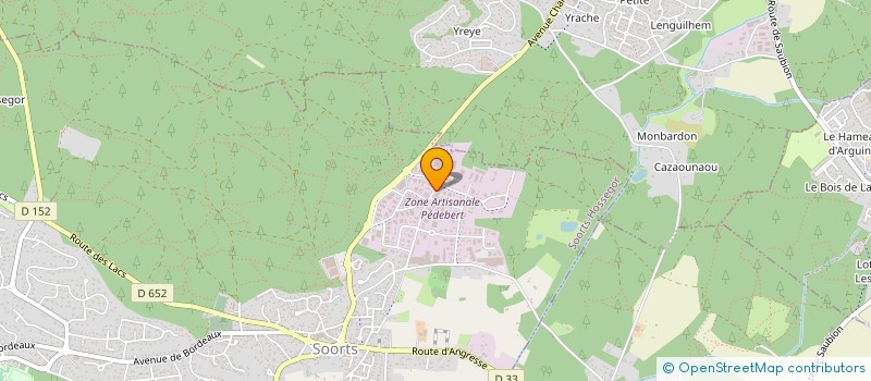 localisation de l'entreprise MONSIEUR GEORGE CHANDLER  SOORTS-HOSSEGOR