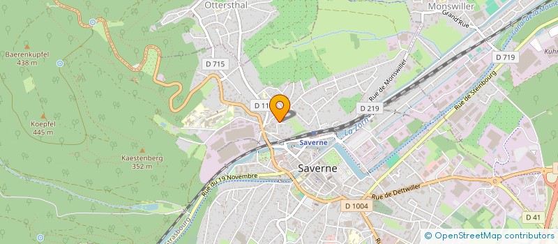 localisation de l'entreprise MONSIEUR GEORGE DUMITRU  SAVERNE