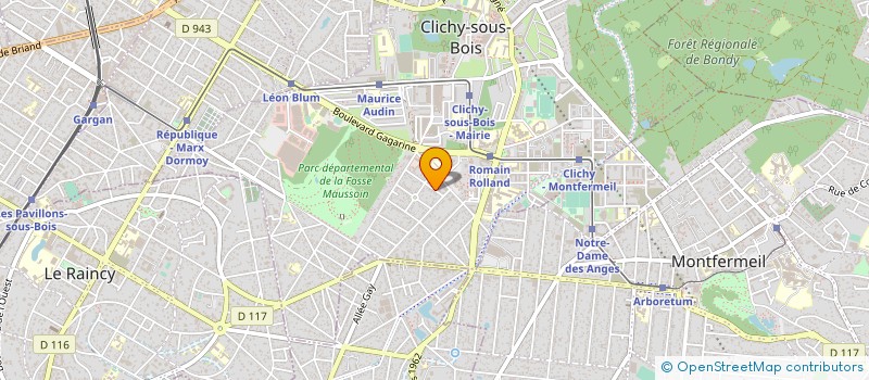 localisation de l'entreprise MONSIEUR GEORGE DUNCA à CLICHY-SOUS-BOIS