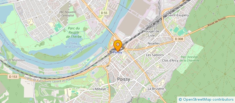 localisation de l'entreprise MONSIEUR GEORGE-EDUARD ROLEA  POISSY