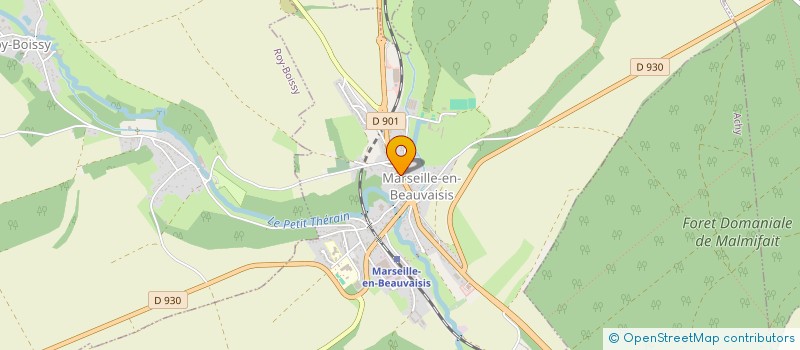 localisation de l'entreprise MONSIEUR GEORGE FECIC  MARSEILLE-EN-BEAUVAISIS