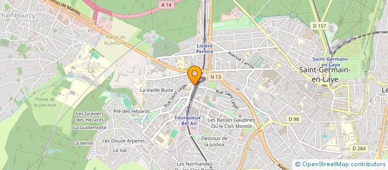 localisation de l'entreprise MONSIEUR GEORGE FLORIN CUSTURA à SAINT-GERMAIN-EN-LAYE