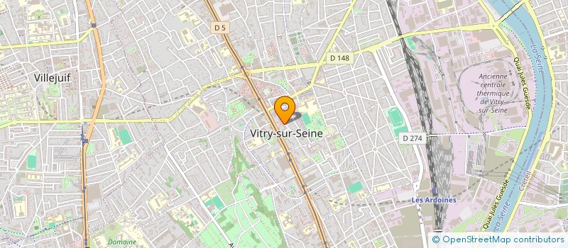 localisation de l'entreprise MONSIEUR GEORGE FUANJIA à VITRY-SUR-SEINE