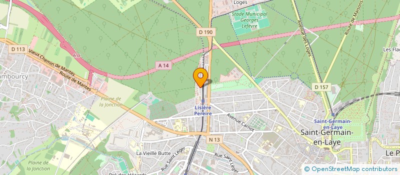 localisation de l'entreprise MONSIEUR GEORGE GRAMA  SAINT-GERMAIN-EN-LAYE