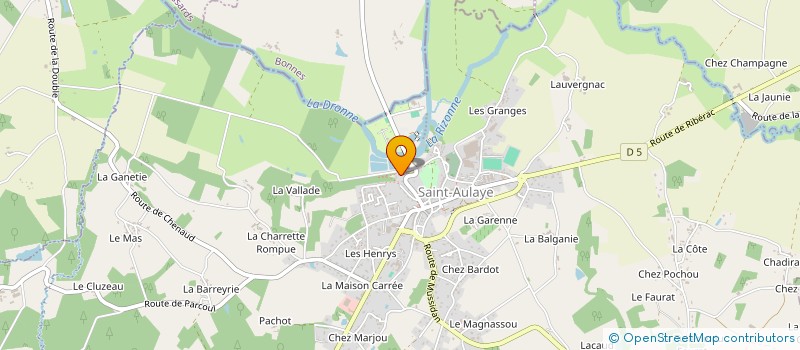 localisation de l'entreprise MONSIEUR GEORGE GREGORIOU  SAINT AULAYE-PUYMANGOU