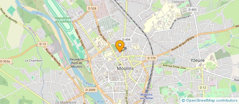 localisation de l'entreprise MONSIEUR GEORGE KAUFFMANN à MOULINS