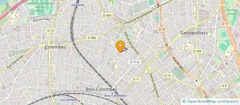 localisation de l'entreprise MONSIEUR GEORGE KYEREME à BOIS COLOMBES