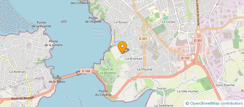 localisation de l'entreprise MONSIEUR GEORGE LEGUEN DE LACROIX  SAINT-MALO
