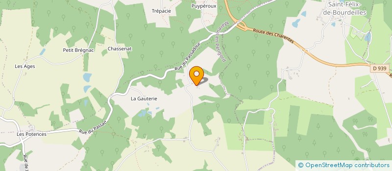 localisation de l'entreprise MONSIEUR GEORGE MANCZ  MAREUIL EN PERIGORD