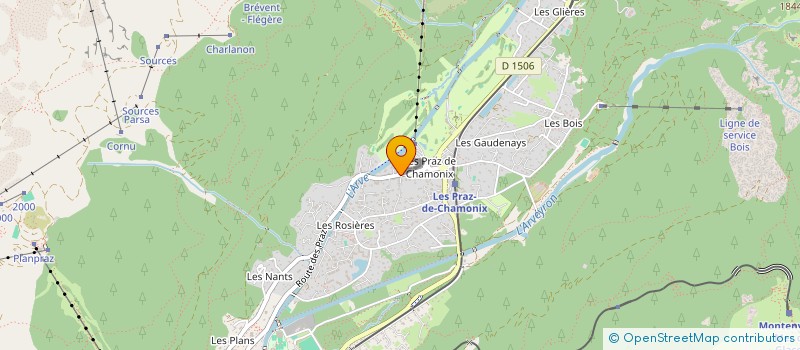 localisation de l'entreprise MONSIEUR GEORGE MASTACAN  CHAMONIX-MONT-BLANC