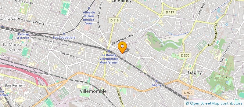 localisation de l'entreprise MONSIEUR GEORGE MUNOZ à LE RAINCY