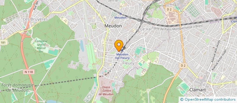 localisation de l'entreprise MONSIEUR GEORGE O'BRIEN à MEUDON