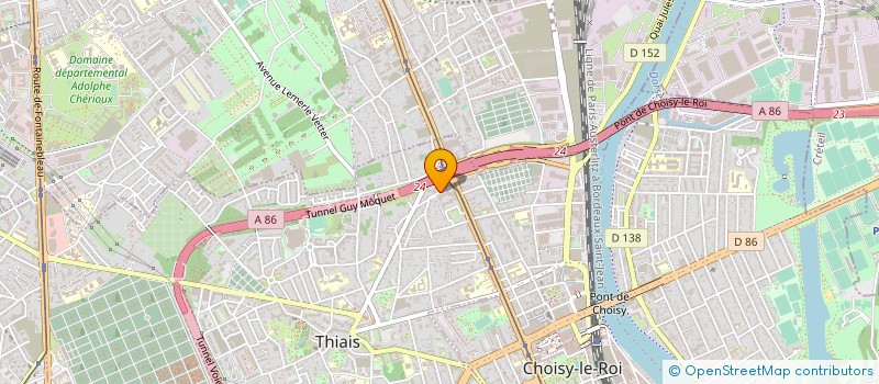 localisation de l'entreprise MONSIEUR GEORGE OLARU  THIAIS