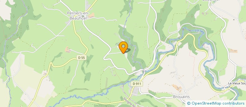 localisation de l'entreprise MONSIEUR GEORGE OPPONG  SOURDEVAL