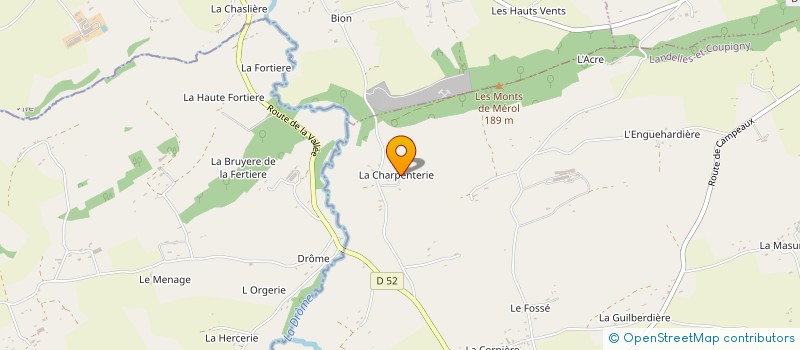 localisation de l'entreprise MONSIEUR GEORGE OSBORNE  LANDELLES-ET-COUPIGNY