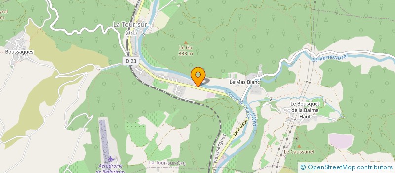 localisation de l'entreprise MONSIEUR GEORGE POOLE  LA TOUR-SUR-ORB