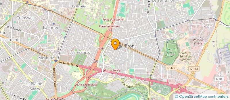 localisation de l'entreprise MONSIEUR GEORGE RUIZ  BRON