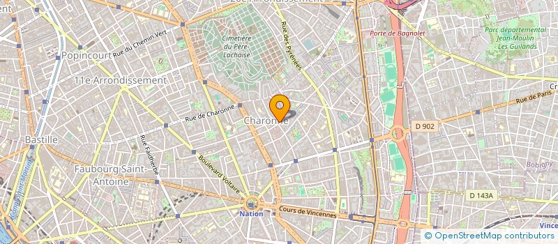 localisation de l'entreprise MONSIEUR GEORGE STANISHEV  PARIS