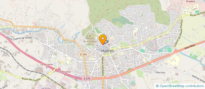 localisation de l'entreprise MONSIEUR GEORGE STEADMAN  HYERES