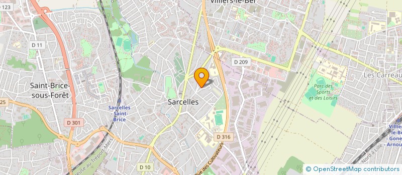 localisation de l'entreprise MONSIEUR GEORGE STEPHEN ARUMUGAM  SARCELLES