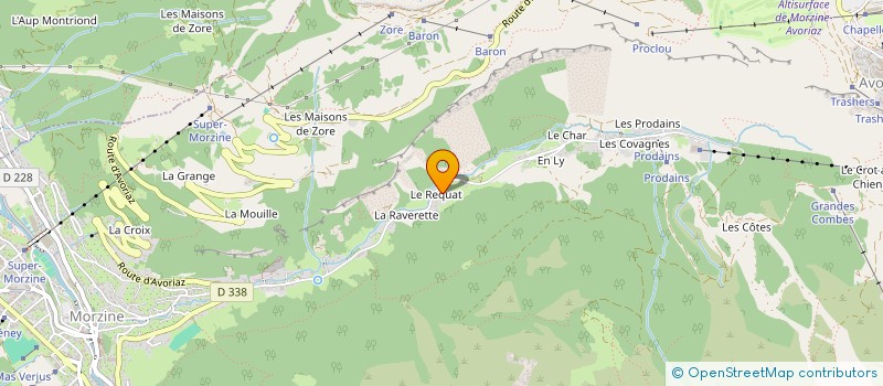 localisation de l'entreprise MONSIEUR GEORGE VAUGHAN  MORZINE