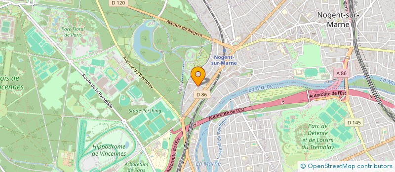 localisation de l'entreprise MONSIEUR GEORGE VICTOR  NOGENT-SUR-MARNE