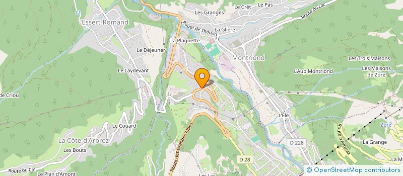 localisation de l'entreprise MONSIEUR GEORGE WILLIAMS  MORZINE