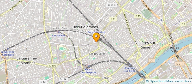 localisation de l'entreprise MONSIEUR GEORGEL FRATILA à BOIS-COLOMBES