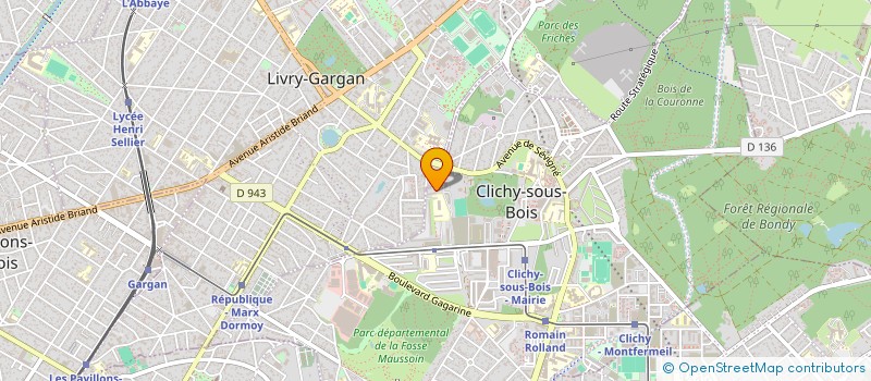 localisation de l'entreprise MONSIEUR GEORGEROU DARLAU à CLICHY-SOUS-BOIS