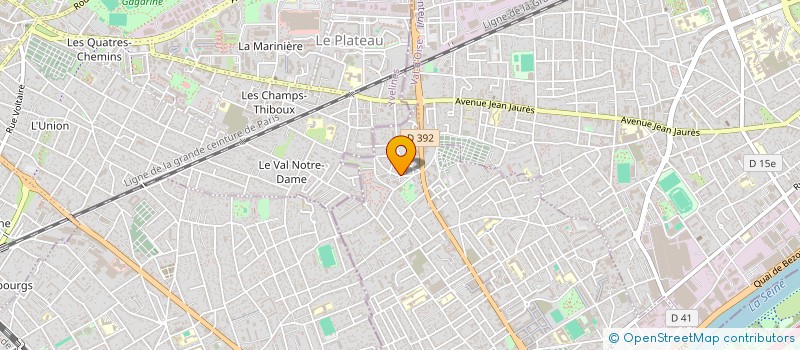 localisation de l'entreprise MONSIEUR GEORGES ABADA  BEZONS