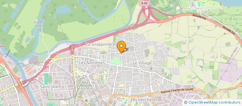 localisation de l'entreprise MONSIEUR GEORGES ABADA  VAULX-EN-VELIN