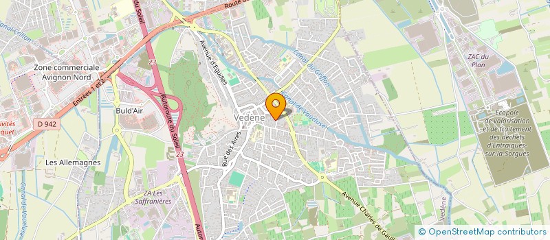 localisation de l'entreprise MONSIEUR GEORGES ABBATE  VEDENE