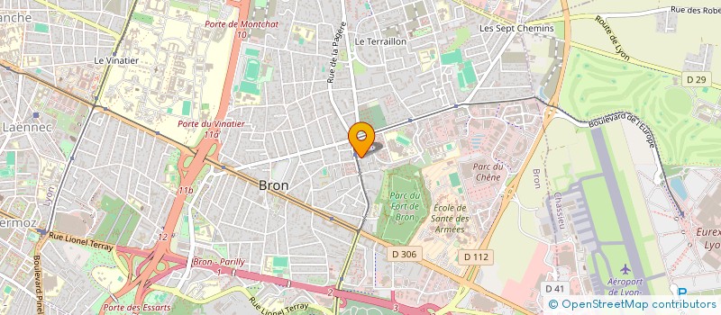 localisation de l'entreprise MONSIEUR GEORGES ABOUEME à BRON