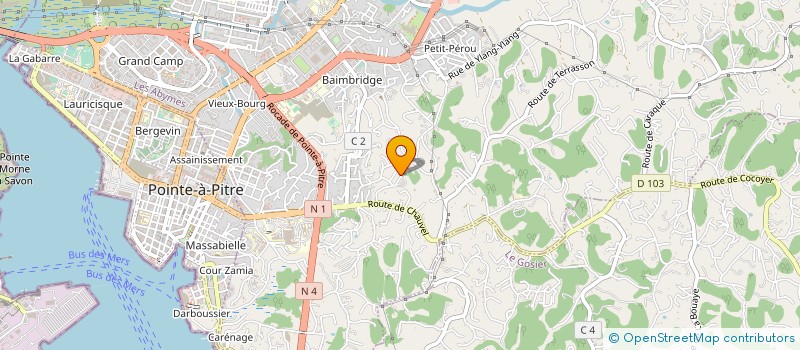 localisation de l'entreprise MONSIEUR GEORGES ABRAM à LES ABYMES