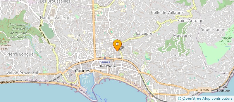 localisation de l'entreprise MONSIEUR GEORGES AGARINI à CANNES