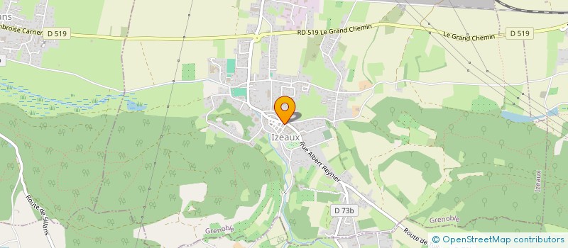 localisation de l'entreprise MONSIEUR GEORGES AILLOUD  IZEAUX