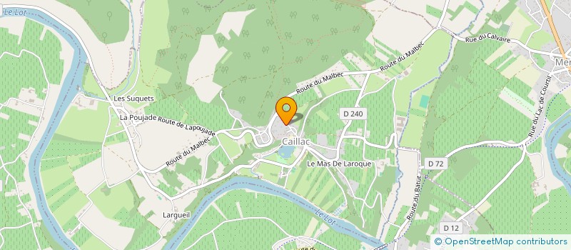 localisation de l'entreprise MONSIEUR GEORGES ALAUX  ANGLARS-JUILLAC