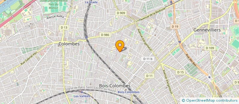 localisation de l'entreprise MONSIEUR GEORGES ALLANNIC à BOIS-COLOMBES