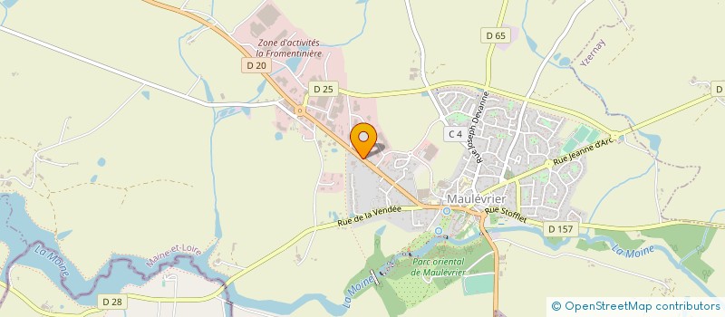 localisation de l'entreprise MONSIEUR GEORGES ALLARD  MAULEVRIER