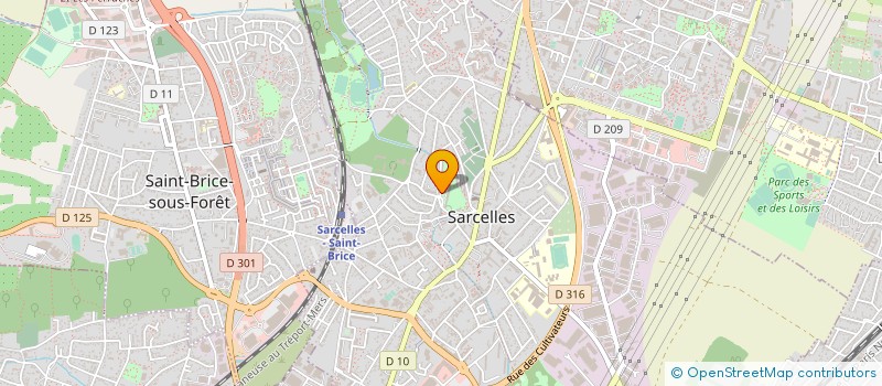 localisation de l'entreprise MONSIEUR GEORGES ALOU  SARCELLES