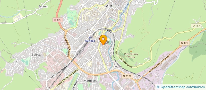 localisation de l'entreprise MONSIEUR GEORGES ALRIQ à AURILLAC