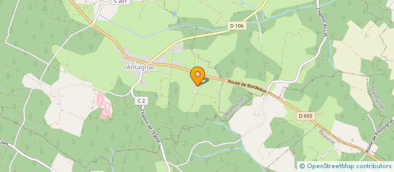 localisation de l'entreprise MONSIEUR GEORGES ALVES à ANTAGNAC