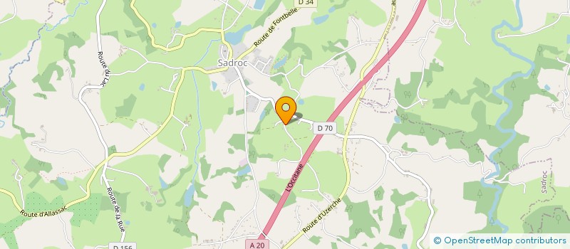 localisation de l'entreprise MONSIEUR GEORGES ALVES  USSAC