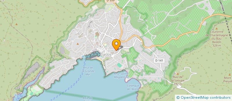 localisation de l'entreprise MONSIEUR GEORGES AMADEI à CASSIS