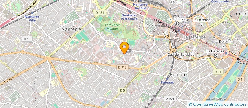 localisation de l'entreprise MONSIEUR GEORGES AMAH  NANTERRE