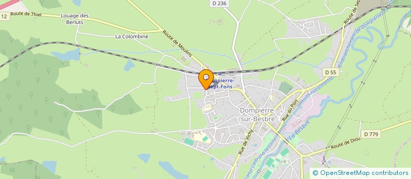 localisation de l'entreprise MONSIEUR GEORGES AMPOSTA à DOMPIERRE-SUR-BESBRE