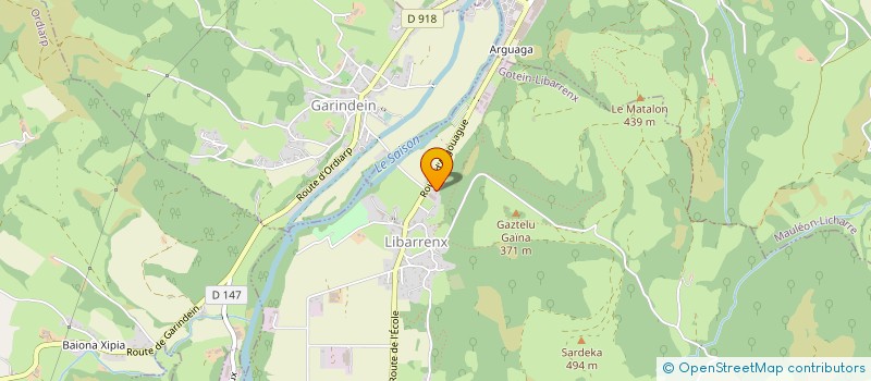 localisation de l'entreprise MONSIEUR GEORGES ANACLETO  GOTEIN-LIBARRENX