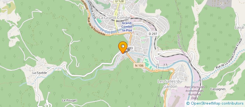 localisation de l'entreprise MONSIEUR GEORGES ANDRE  LES SALLES-DU-GARDON