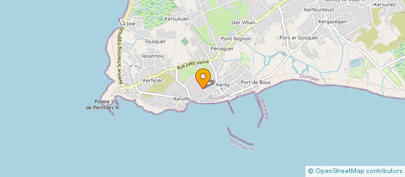 localisation de l'entreprise MONSIEUR GEORGES ANDRE  PENMARCH