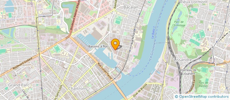 localisation de l'entreprise MONSIEUR GEORGES-ANDREW ELOLONGUE DE MONGUELE  BORDEAUX